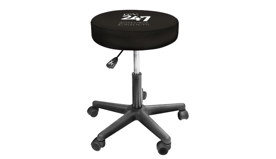 Rolling Stool with Custom Logo